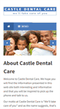 Mobile Screenshot of castledentalcare.org.uk